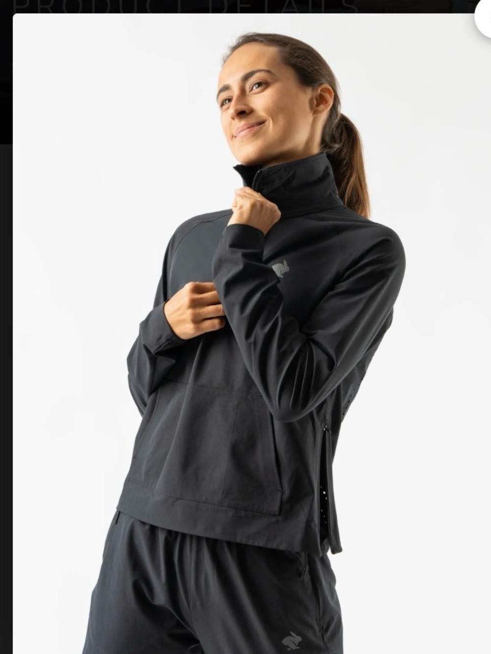 Rabbit victory women's running pullover jacket